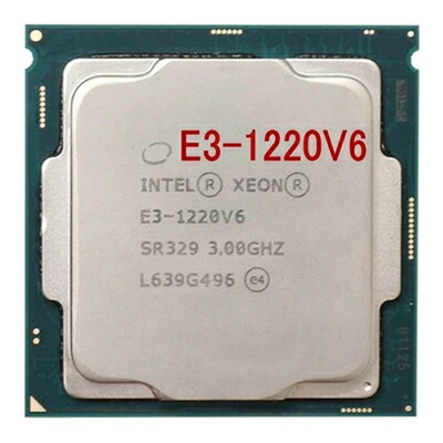【中古】 Xeon E3-1220 V6 E3 1220v6 E3 1220-v6 3.0 GHz クアッドコア クアッドスレッド CPU プロセッサ 72W LGA 1151