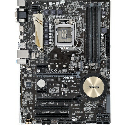 【中古】 ASUSTeK Intel Z170積み上げる お母さんゲーム盤 LGA1151相応う Z170-K 【ATX】