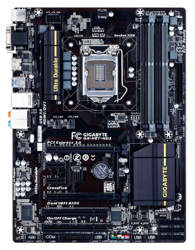 【中古】 GIGABYTE マザーボード intel H87 LGA1150 ATX GA-H87-HD3