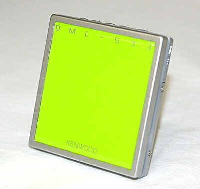 【中古】 KENWOOD　ケンウッド　DMC-S33-G（グリーン）　ポータブルMDプレーヤー　MDLP対応　（MD再生専用機/MDウォークマン）