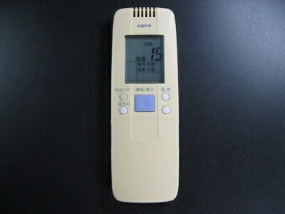 楽天市場】【中古】 三洋電機 エアコンリモコン RCS-VR3A(K) : ベア