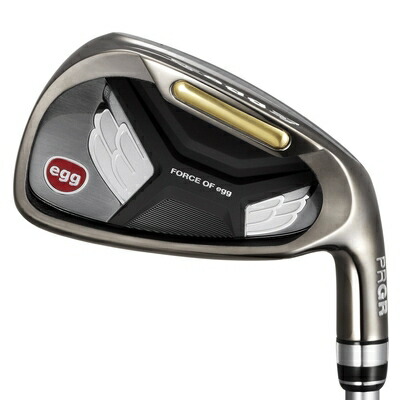 【中古】 PRGR(プロギア) 201 NEW EGG4 エッグ4 アイアン 4本セット #7-9,PW オリジナルカーボン M-37