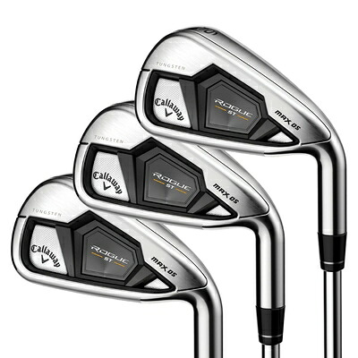 【中古】 キャロウェイ (Callaway) ゴルフ ローグ ST Max os アイアン仕掛ける (右利き スチール写真立て坑 レギュラーフレックス アイアン5本-PW AW 野球クラブ7本仕掛ける)