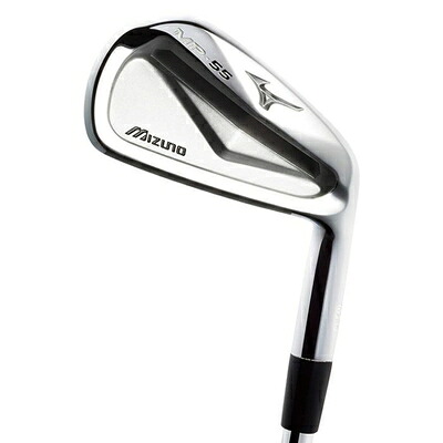 【中古】 MIZUNO(ミズノ) MP-55 アイアン 6本組 5KJKS66706 軽量スチール フレックス:S ハンド:right 番手:5～9I、PW ライ角:60.5度(No.5)