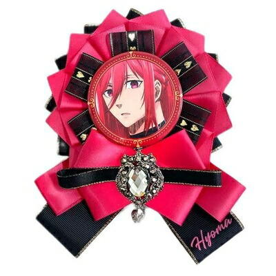 【中古】 アニメ「ブルーロック」ロゼット&缶バッジセット 千切豹馬