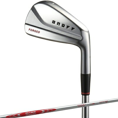 【中古】 ONOFF(オノフ) KURO 黒 アイアン 5本セット N.S.PRO MODUS3 SYSTEM3 TOUR 125 スチール メンズ 右 #6-#9、PW フレックス:S