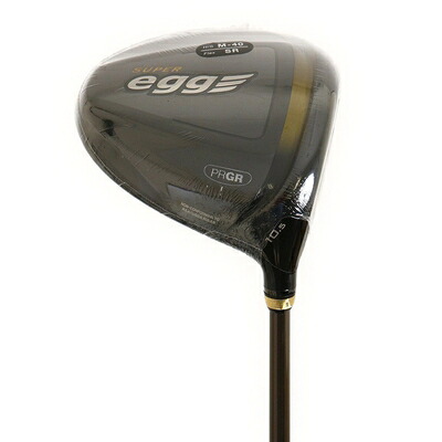 【中古】 PRGR(労働者階級歯車) １番ウッド 金EGG 17キンエッグドライバーM37 10.5 炭素 メンズ 17 SUPER EGG DR 右 1W フレックス:R ゴルフ-メンズクラブ