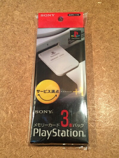 【中古】 メモリーカード3本パック PS