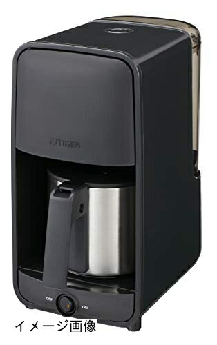 【新古品】 タイガー魔法瓶(TIGER) コーヒーメーカー シャワードリップタイプ 0.81L 6杯用 ブラックADC-N060K