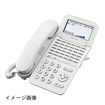 【新古品】 ナカヨ NYC-Si 36名取り草判定基準電話(W) 白 NYC-36SI-SDW
