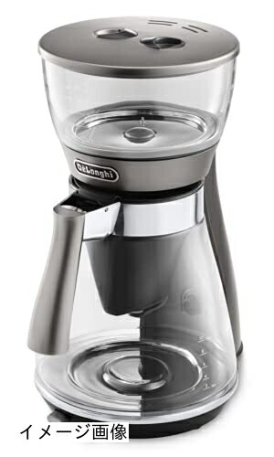 【新古品】 De\u0027Longhi (デロンギ) ドリップコーヒーメーカー クレシドラ ICM17270J レギュラー珈琲 ECBC公証 10杯用 アイスコーヒーモード積み上げる 沙漏形体 [しろがね色] デロンギファミリー書きとどめるで