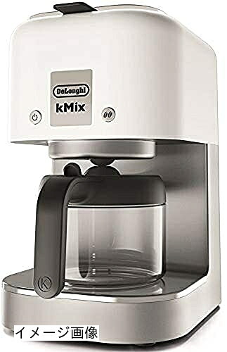 【新古品】 De'Longhi (デロンギ) ドリップコーヒーメーカー ケーミックス [kMix] COX750J-WH レギュラーコーヒー 6杯用 ステンレスフィルター アロマスイッチ シャワードリップ機能 [クールホワイト] デロンギファミリー登録で｜ベアホームズ