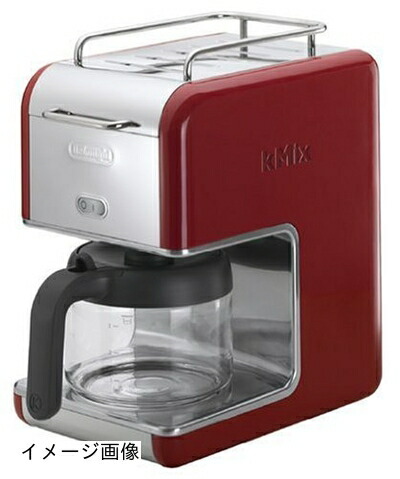 【新古品】 デロンギ(DeLonghi) ケーミックス ドリップコーヒーメーカー 赤いこと 6杯用 CMB6-RD
