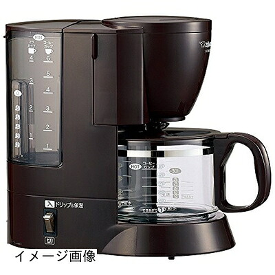 【新古品】 象印 コーヒーメーカー 6杯用 EC-AK60-TD