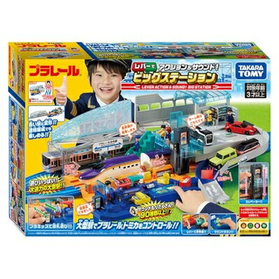【中古】（新古品） タカラトミー プラレール 生き胆で動き＆音響! ビッグステイション 路面電車 鉄道車両 手あそび 3歳以上 乗り物のおもちゃ-ミニカー・トイカー