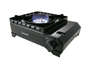 【中古】(新古品) イワタニ Iwatani 岩谷 カセットコンロ カセットフー タフまる キャンプ アウトドア BBQコンロ 停電対策 ブラック CB-ODX-1-BK