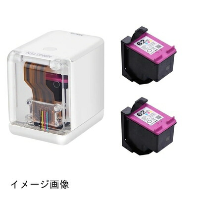 【新古品】 ワイヤレスモバイルカラープリンターミニポータブル Type-C充電ハンドヘルドDIY 速乾ハンディープリンター あらゆる表面対応可能 iOS、Android インクカートリッジ×2