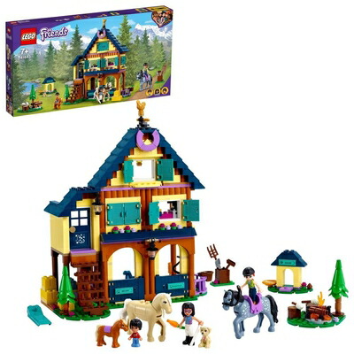 【中古】レゴ(LEGO) フレンズ 森の乗り馬真っただ中 41683
