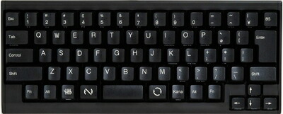 【中古】 Happy Hacking Keyboard Lite2 日本語割りつける＜かな無目じるし青写真＞USB 黒