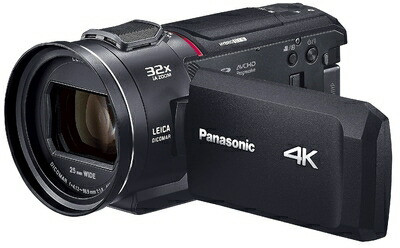 【中古】（新古品） パナソニック(Panasonic) 4K デジタルテレビカメラ 内蔵記憶装置64GB 5軸変わり種手振れ手を加える 光学24倍望遠レンズ 黒いこと HC-VX2MS-K