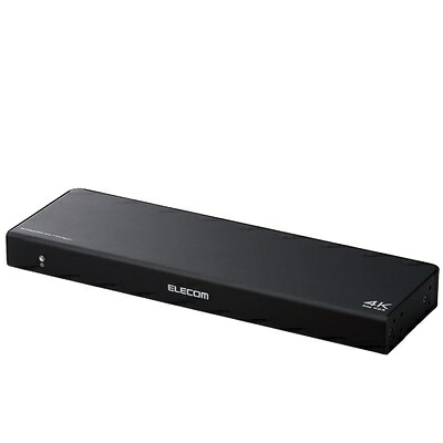 【中古】（新古品）エレコム HDMI分かち合う器 4K 60サイクル(18Gbps) 1インプット 8最終生産物 HDCP2.2相応う VSP-HDP18BK
