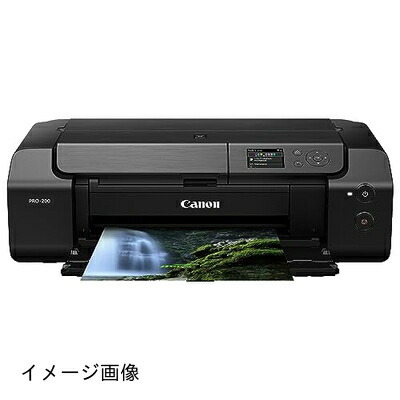 【新古品】 Canon (加農砲) PIXMA PRO-200 ワイヤレスプロフェッショナルカラーフォトプリンター 最大限度13in x 19in 3in 色つやLCD画面 レイアウトソフトウェアと移動性デバイス刷り上げる 黒いこと