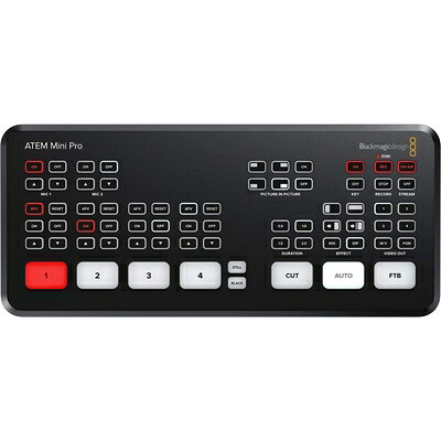【中古】 4 Media Pro Blackmagic Design (ブラックマジックデザイン) ATEM Mini Pro ライブストリーミング スイッチャー ()