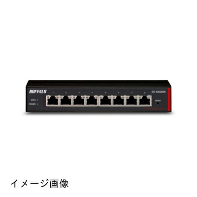【新古品】 BUFFALO 座標軸2 Giga かっこ良い取り替えっこ 8界面 BS-GS2008