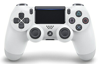 【新古品】 【純正品】ワイヤレスコントローラー (DUALSHOCK 4) グレイシャー・ホワイト (CUH-ZCT2J13)