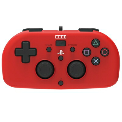 【新古品】 ワイヤードコントローラーライト for PS4 レッド【PS4対応】｜ベアホームズ