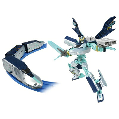 【中古】（新古品） タカラトミー プラレール 新幹線うつり変わりロボ シンカリオンZ シンカリオンZ アルファエックス 路面電車 手あそび 3歳以上