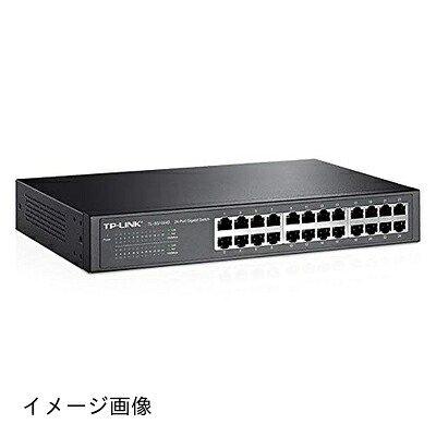 【新古品】 TP-Link スイッチングハブ 24ポート TL-SG1024D 10/100/1000Mbps 金属筺体 ギガビット 5年｜ベアホームズ 15,232円