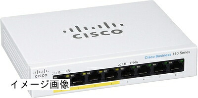 【新古品】 Cisco Business CBS110-8PP-D アンマネージドスイッチ | 8界面 GE | 構成成分PoE | 事務机いの一番 | Ext なおなお書き | 制限事項生存期間保護すること (CBS110-8PP-D-NA)