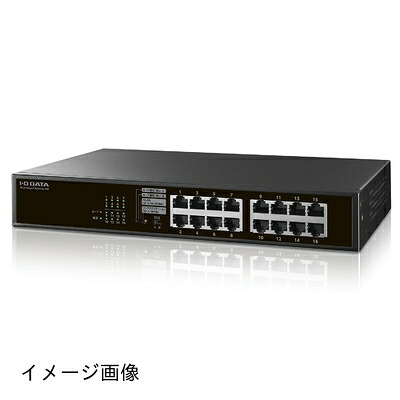 【新古品】 IODATA 16ポート スイッチングハブ ギガビット対応 ループ検知 防止 ポートVLAN リンクアグリゲーション モード切替 セキュリティ 冗長性 L2 ファンレス メタル筐体 壁面設置 壁掛け 電源内蔵 日本メーカー ETG-ESH16LM