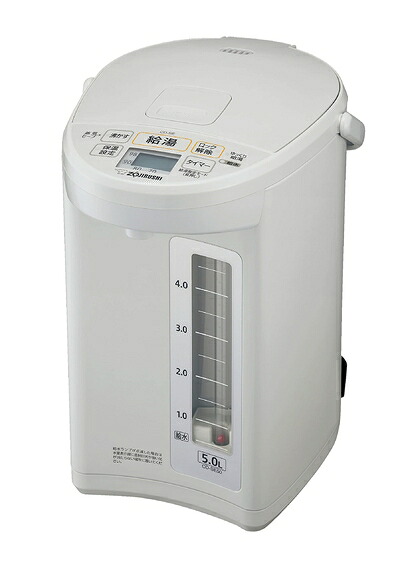 【中古】（新古品） 象印 CD-SE50 ホワイトグレー [マイコン沸とう電動ポット（5L）]｜ベアホームズ 16,333円