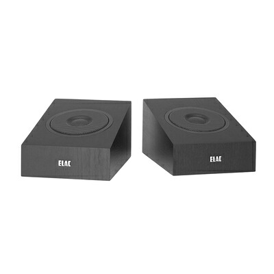 【中古】（新古品） ELAC Debut 2.0 A4.2 Dolby Atmosモジュールスピーカー、ブラック (ペア) - 0.5インチのポリマーツイーター&4インチアラミドファイバーウーファー付き同心ドライバー。｜ベアホームズ