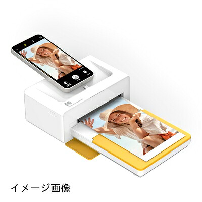 【新古品】 コダック KODAK Dock Plus 4PASS インスタントプリンター(10x15cm)＋プリンター本体10枚入り