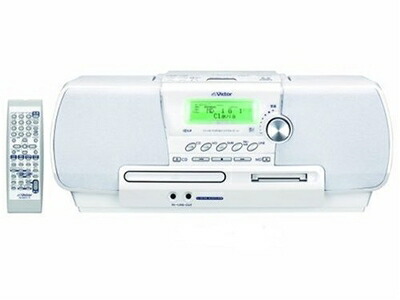 【中古】 JVC RC-A1-W クラビア CD-MDポータブルシステム ホワイト