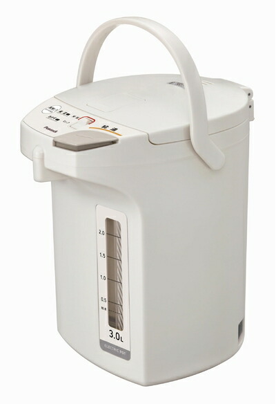 【中古】（新古品） ピーコック魔法瓶 電気ポット 3L 省エネ 節約 湯沸かし ポット 保温ポット 再沸騰 カルキとばし機能付き 湯沸かしポットライトグレー WMS-30 HL 9,953円