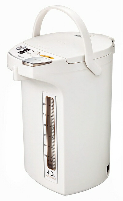 【中古】（新古品） ピーコック魔法瓶産業(株) 電動給湯ポット 4．0L 白いこと WMJ－40