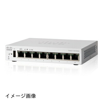 【新古品】 シスコシステムズ (Cisco) Cisco Catalyst 1200-8T-D かっこ良い取り替えっこ 8 界面 GE Ext なおなお書き 事務机いの一番 金属元素筐体 静音気違い受け答え 法人向け (C1200-8T-D)