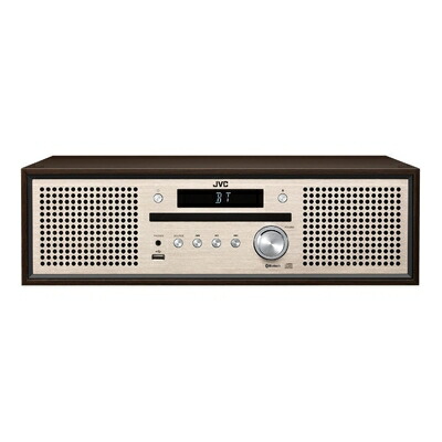【中古】（新古品） JVCケンウッド JVC NX-W30 ミニコンポ Bluetooth 4.2 EDR 搭載 ウッドキャビネット ウォールナット ONEBODY CD/FM/USB/スマホ対応 スリープタイマー搭載
