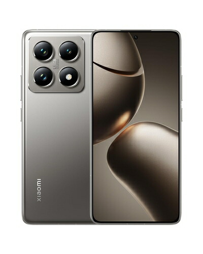 【中古】（新古品）シャオミ(Xiaomi) SIMフリースマートフォン Xiaomi 14T Pro 12GB+512GB ライカ Summilux光学水晶体積み上げる Advanced 人工知能学 120Wハイパーチャージ MediaTek Dimensity 9300+積み上げる IP68雨合羽防塵 FeliCa相応う チタン薄墨色