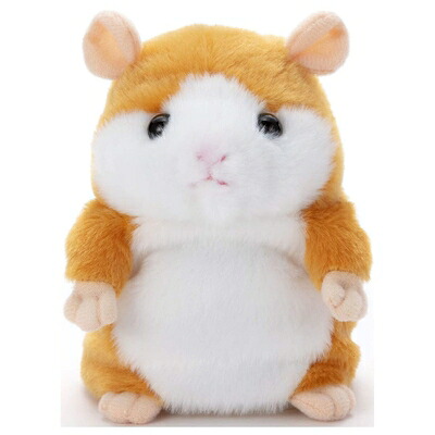【中古】（新古品） タカラトミーアーツ ミミクリーペット ハムスター(メイプル) ぬいぐるみ 高さ約14cm