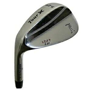 【中古】（新古品） Tour X ウェッジ Tour X Stainless Wedge【USAひな型】 (左, トゥルーテンパー製事あたらしいスチール写真, Regular, 52度)