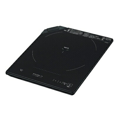 【中古】（新古品） 象印マホービン 卓上IHクッキングヒーター 薄型 高さ約3? フルフラット タッチパネル 9段階調節 安全設計 ブラック EZ-KG26-BA