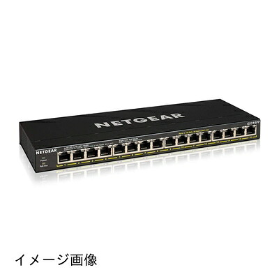 【新古品】 【置き目品】 サイバー空間歯車 NETGEAR スイッチングこしき 16界面 1G PoE+ (183W) 金属元素筐体 静音気違い受け答え 製造業者 アンマネージスイッチ GS316PP-100AJS