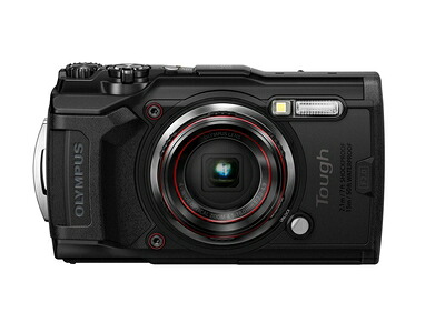 【中古】（新古品） OM SYSTEM/オリンパス OLYMPUS デジタル写真機 Tough TG-6 黒いこと 1200万絵素CMOS F2.0 15m 雨合羽 100kgf耐荷重 GPS 内蔵Wi-Fi TG-6BLK