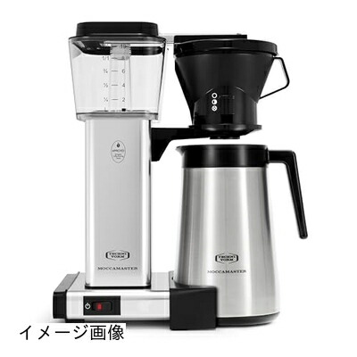 【新古品】 サーマルカラフとMoccamaster KBT 10カップコーヒーブリューワー、ポリッシュしろがね色 [並行輸入品]