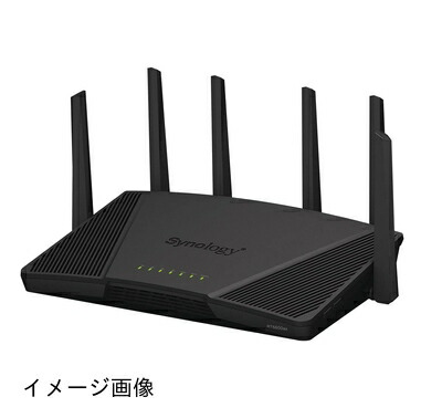 【新古品】 【Wi-Fi6ルーター】Synology 高役立つこと無線電話ルータ 4,800Mbps + 1,200Mbps + 600Mbps (11a/b/g/n/ac/ax相応う) VPN周囲の状況打ち立てる能力のある 高引き当て Wi-Fi6取り組みダンス楽隊相応う 【IPv4overIPv6 MAP-E/DS Lite相応う】RT6600ax